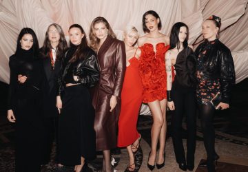 Irina Shayk na eventu je nosila crno odijelo (Foto: BFA / Madison McGaw)