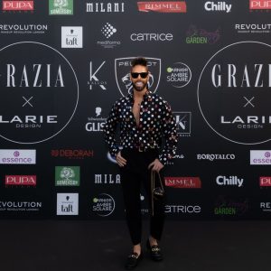 Marko Grubnić došao je u košulji, koju je dizajnirala Dua Lipa (Foto:Petra Ria)