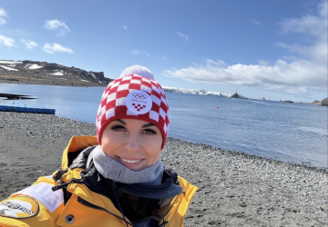 Kolinda je uvijek željela posjetiti Antarktiku, a sada je želju ostvarila Foto: IG KGK)